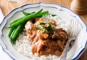 Healthy Beef Stroganoff