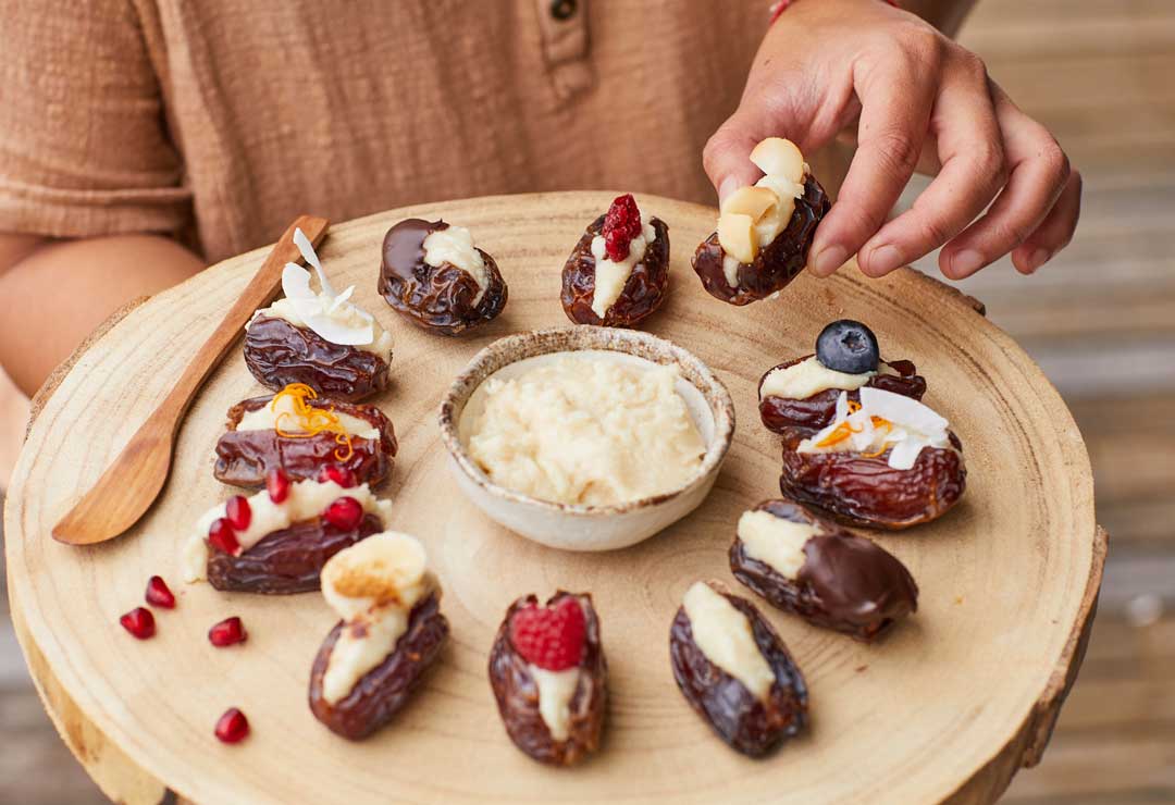 Macadamia butter and dates